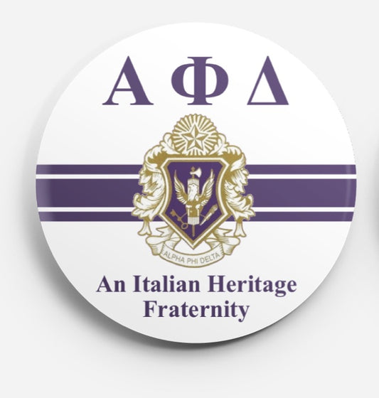 Alpha Phi Delta "An Italian Heritage Fraternity" Buttons (pack of 20)
