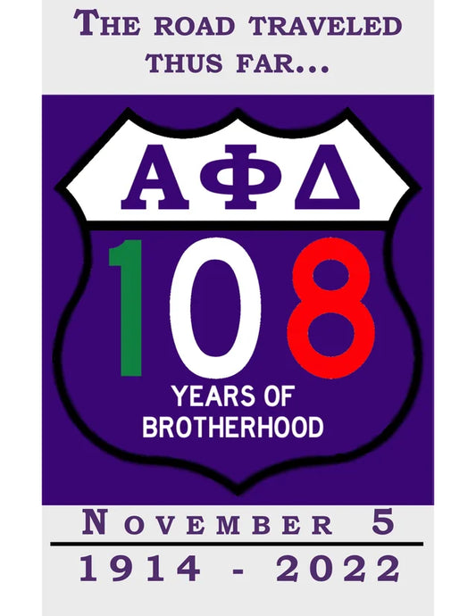 Alpha Phi Delta 108th Anniversary Sign (pack of 20)