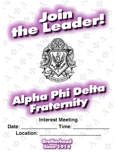 Flyers 8 x 11 - Join the Leader theme generic (Pack/20)