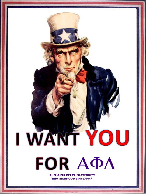 Flyers 8 x 11 - Uncle Sam theme (Pack/20)