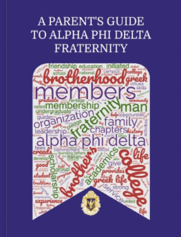 Parent's Guide to Alpha Phi Delta